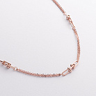 Колье "Фантазия" в красном золоте кол02659 от ювелирного магазина Оникс