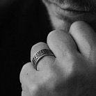 Серебряное кольцо "Україна понад усе" 1273 от ювелирного магазина Оникс - 2