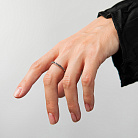 Золота каблучка з чорними діамантами кб0657ca от ювелирного магазина Оникс - 1