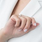 Помолвочное кольцо в белом золоте (бриллиант) кб0309mr от ювелирного магазина Оникс - 3