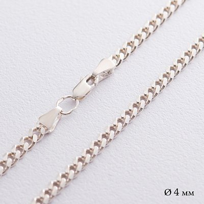 Серебряная цепочка (панцирное плетение) б010103
