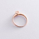 Золотое помолвочное кольцо (бриллиант) кб0228 от ювелирного магазина Оникс - 2
