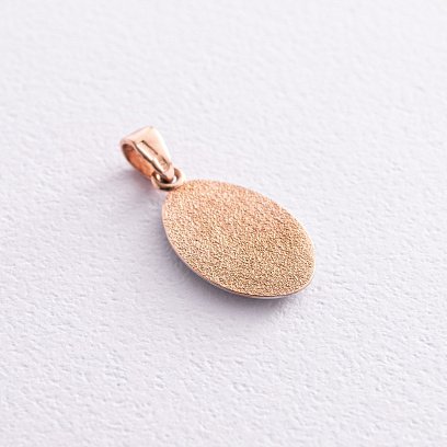 Золотая католическая ладанка п02920 №3