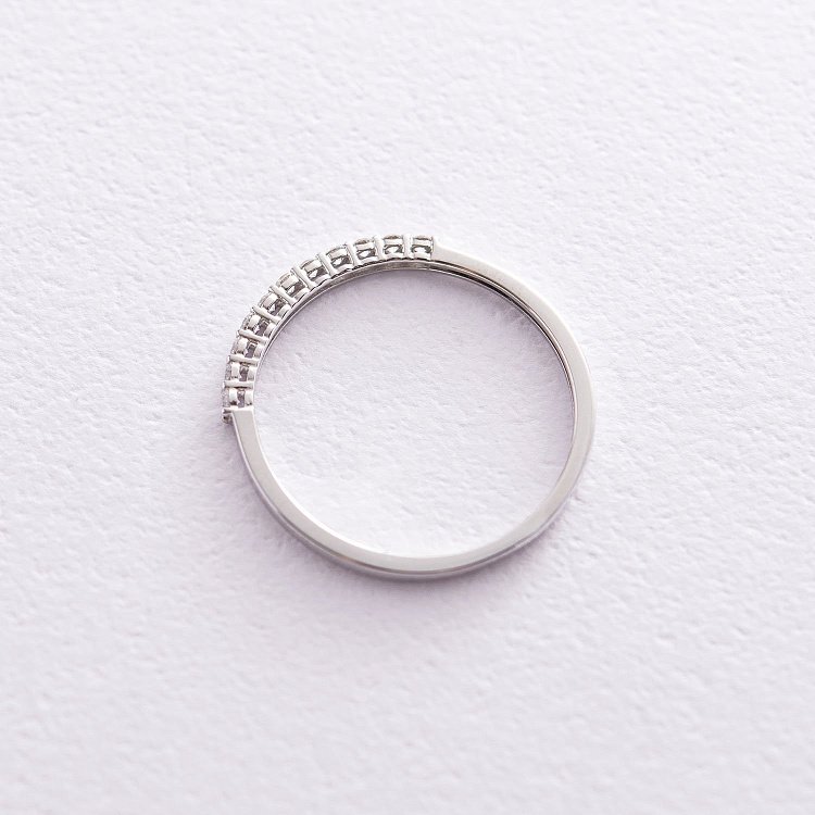 Золота каблучка з діамантами к100056 від ювелірного магазину Онікс - 1