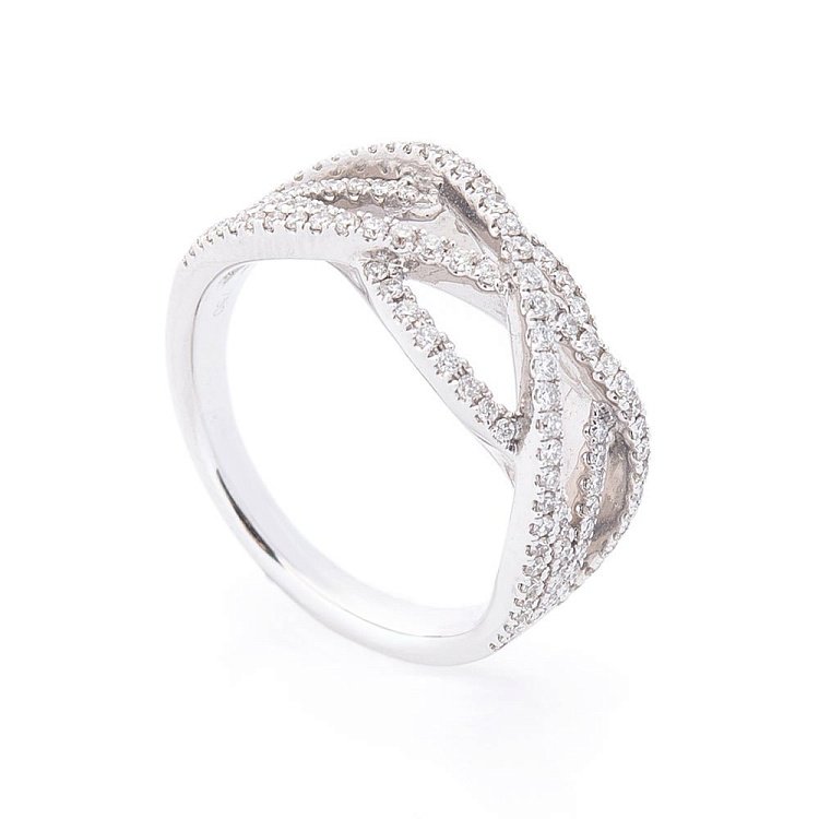 Золота каблучка з діамантами ккит557 від ювелірного магазину Онікс