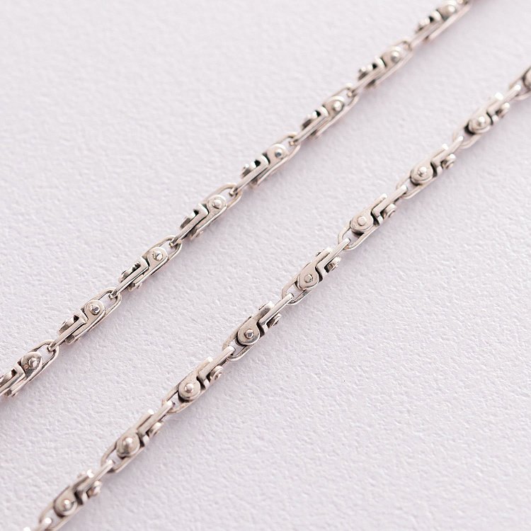 Чоловічий срібний ланцюжок Ц0042ч від ювелірного магазину Онікс - 1