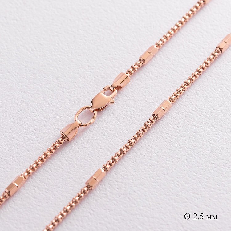 Ланцюжок в червоному золоті (2.5 мм) ц00434 від ювелірного магазину Онікс