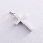 Срібний хрест ручної роботи "Спаси і збережи" 133056 от ювелирного магазина Оникс - 1