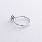 Помолвочное кольцо с бриллиантами (белое золото) 225401121 от ювелирного магазина Оникс - 2