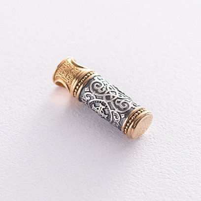 Серебряный кулон - мощевик 133071 №6