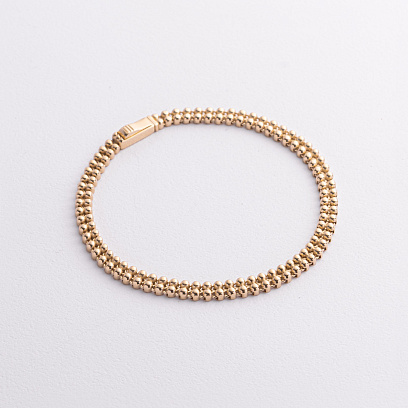 Браслет "Кульки" у жовтому золоті б05759