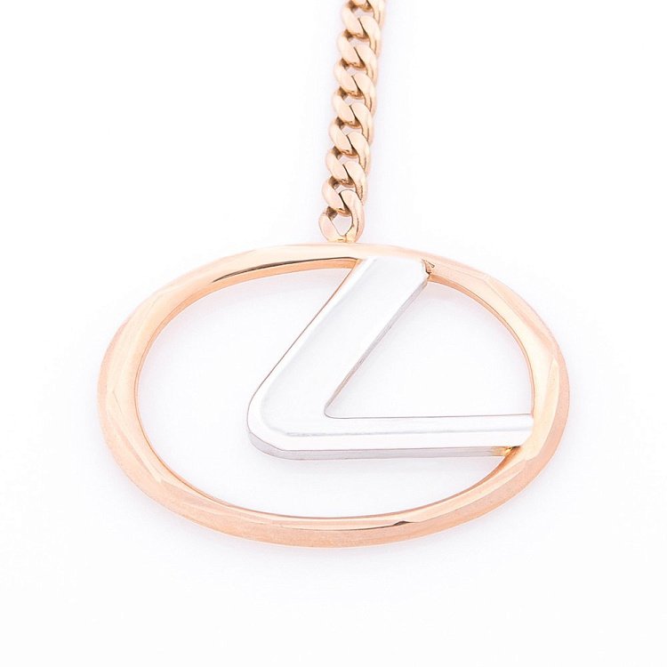 Золотой брелок "Lexus-Лексус" бр00045 от ювелирного магазина Оникс - 1