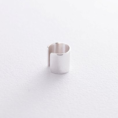 Серебряная серьга-каффа 122703 №3