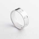 Серебряное кольцо "Love" 112862 от ювелирного магазина Оникс