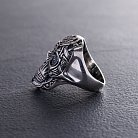 Серебряное мужское кольцо с черепом (чернение) 112190 от ювелирного магазина Оникс - 7