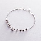 Срібний браслет (фіаніти) 141245 от ювелирного магазина Оникс