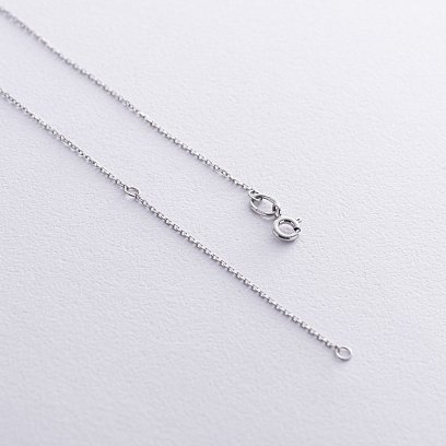 Золоте кольє "Конюшина" з діамантом 735141121 №5