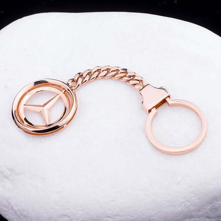 Золотий брелок "Mercedes-Мерседес" бр00001мрс - 1 Золотий брелок "Mercedes-Мерседес" бр00001мрс від ювелірного магазину Онікс - 1