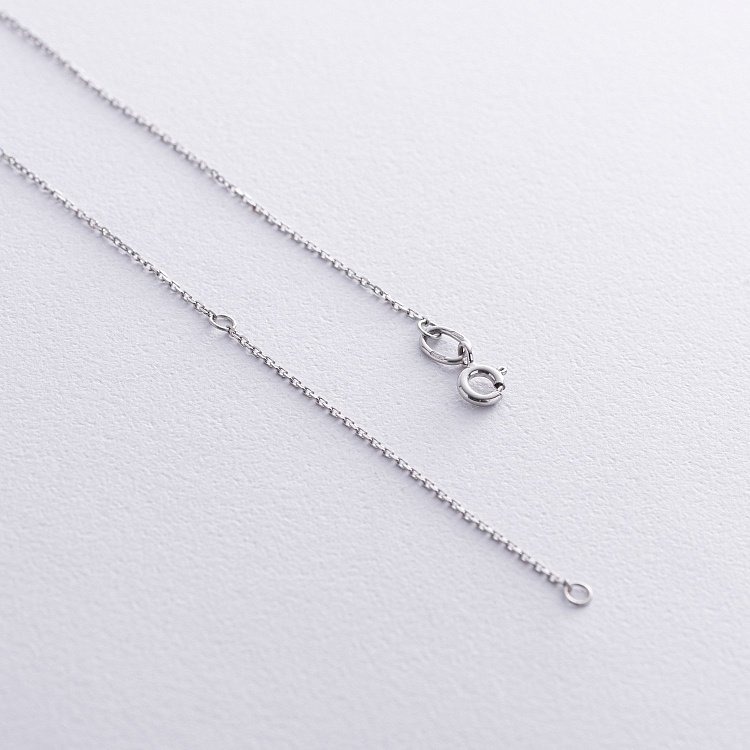 Золоте кольє "Конюшина" з діамантом 735141121 від ювелірного магазину Онікс - 4