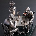 Срібна фігура ручної роботи "Чаювання" 23169 от ювелирного магазина Оникс - 3