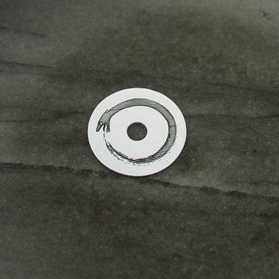 Серебряный кулон "Уроборос" 132892у №2