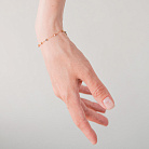 Браслет "Кульки" у трьох кольорах золота б04225 от ювелирного магазина Оникс - 3