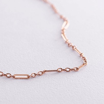 Колье - цепочка в красном золоте кол02374 №5