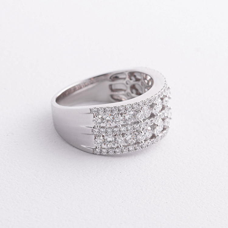 Золотое кольцо с бриллиантами кб0561cha от ювелирного магазина Оникс - 1