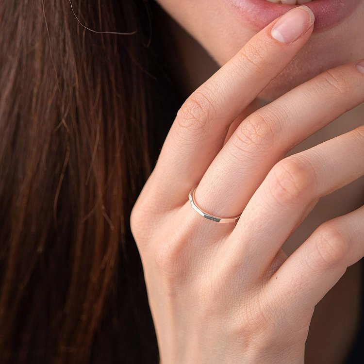 Кольцо "Далия" в серебре 112609 от ювелирного магазина Оникс - 7