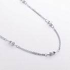 Кольє "Фантазія" у білому золоті кол02665 от ювелирного магазина Оникс - 1