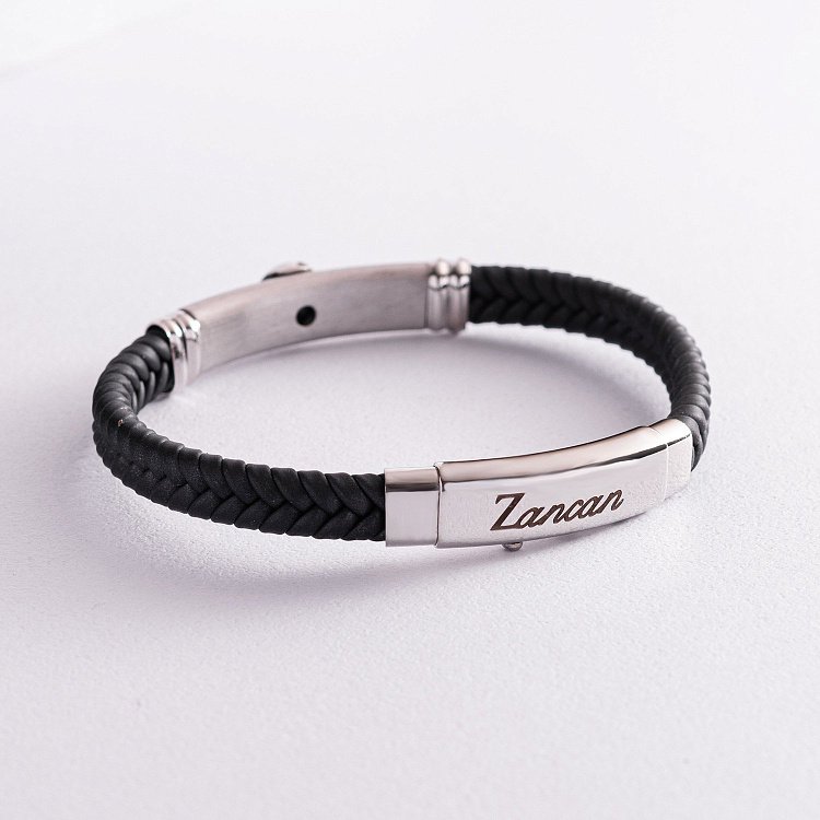 Чоловічий браслет "Роза вітрів" ZANCAN EXB934-TI від ювелірного магазину Онікс - 3