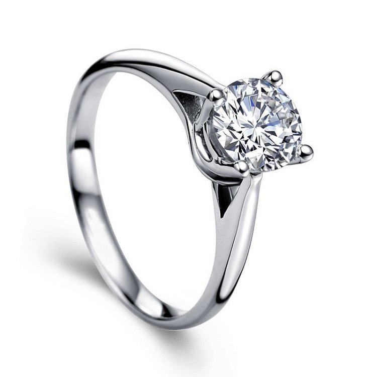 Золота заручальна каблучка з діамантом zbirderdl77 від ювелірного магазину Онікс