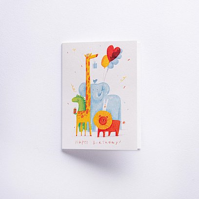 Листівка до Вашого подарунка "Happy Birthday!" (для дітей)