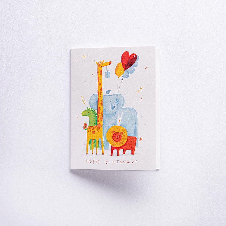 Листівка до Вашого подарунка "Happy Birthday!" (для дітей) від ювелірного магазину Онікс