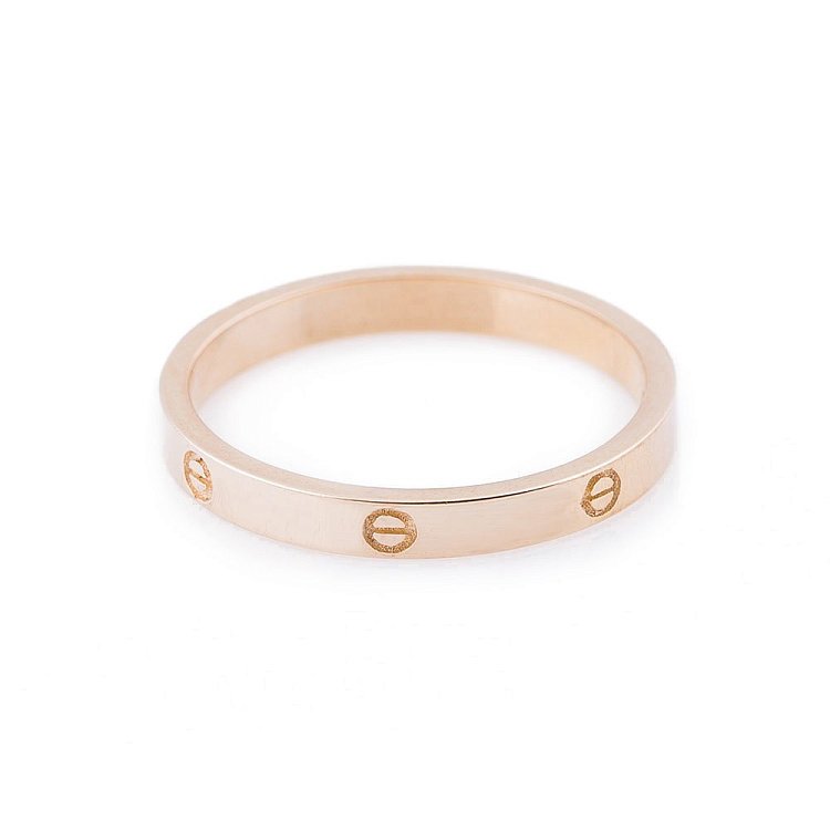 Жіноча золота каблучка без каменів к05220 від ювелірного магазину Онікс - 1