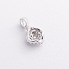 Золотая подвеска "Цветочек" c бриллиантами пб0064cha от ювелирного магазина Оникс - 1