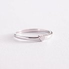 Серебряное кольцо "Сердце" 3887 от ювелирного магазина Оникс
