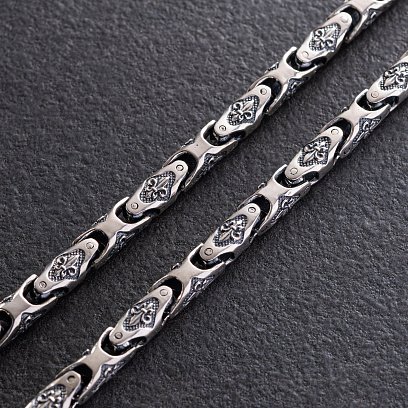 Мужская серебряная цепочка 525ц №3