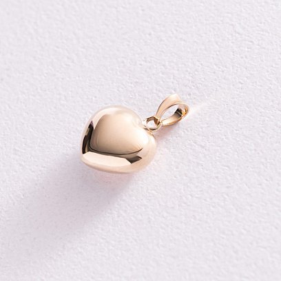 Кулон "Серце" у жовтому золоті п03666 №3