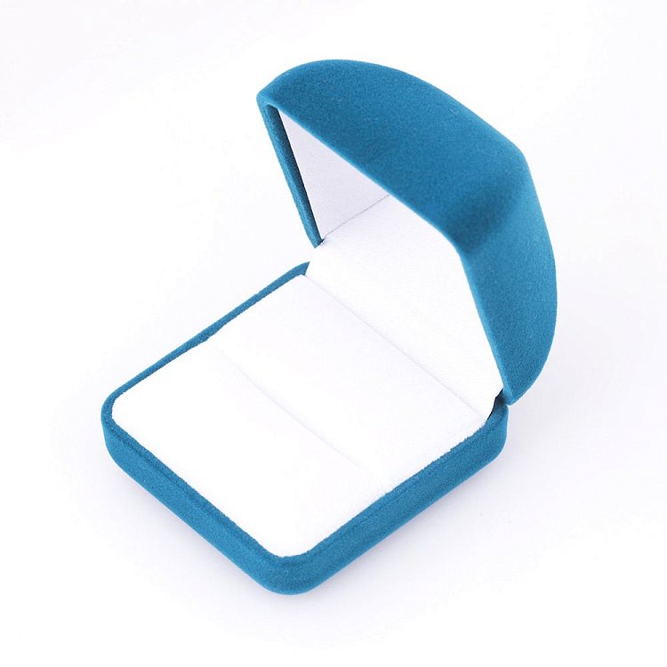 Футляр для прикрас блакитний сф3022а - 1 Футляр для прикрас блакитний сф3022а від ювелірного магазину Онікс - 1