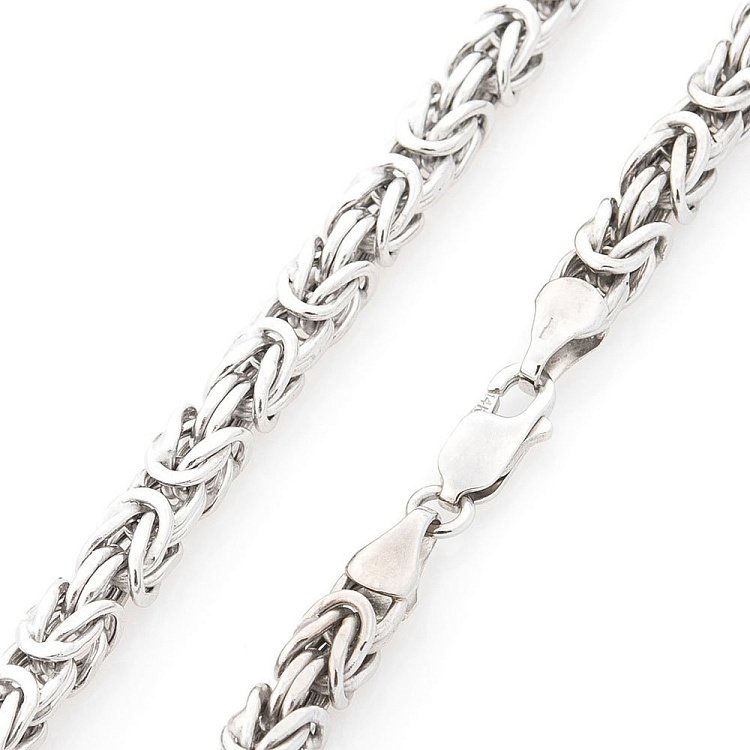 Цепочка из белого золота ц00279 от ювелирного магазина Оникс