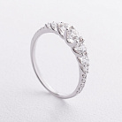 Золота каблучка з діамантами кб0681mi от ювелирного магазина Оникс