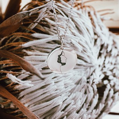 Срібний кулон "Наша дуальність" 132724кул №12