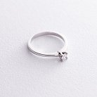Помолвочное кольцо в белом золоте (бриллиант) RS05476 от ювелирного магазина Оникс