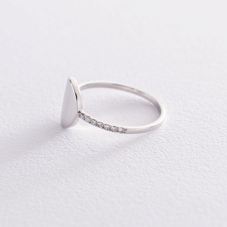 Золота каблучка "Софі" з діамантами 101-10067 від ювелірного магазину Онікс - 2