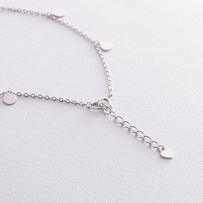 Серебряный браслет "Монетки" на ногу 905-01288 №4