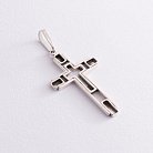 Срібний хрест Кр1511ч от ювелирного магазина Оникс - 1
