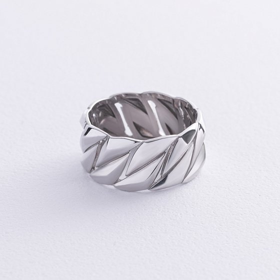 Широкое кольцо "Odette" в серебре 7100