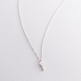 Срібне кольє "Ключик" 181126