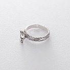 Серебряное кольцо "Птица на веточке" с чернением 112129 от ювелирного магазина Оникс - 7